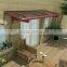 DIY windows canopy with aluminum and polycarbonate