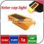 Warranty 1 year ABS 3led 5g mini led solar hat light cap light