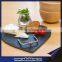 2013 Newest design ware vairous sizes and shapes natural black main course slate plate