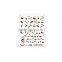 2016 New 3D Nail Art Sticker for Nail Water DecalsTips