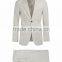Tailor Made to Measure White Stripe Cashmere Wool Men's Suit