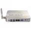 Aluminum Alloy Case 2* RJ45 Gigabit LAN Ports Fanless Mini PC 1037U Intel HD Graphics