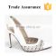 summer breathable pointed toe high heels for ladies
