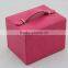 Luxury handmade paperboard leather cosmestic bag/case supplier