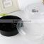 High quality food grade eco-friendly microwaveable & freezer 870ml black plastic bowl