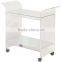 Clear acrylic lucite bar cart factory