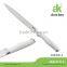 Soft touch silicone knife set stainless steel knife wooden block