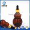 20ml/30ml/50ml/100ml amber calabush shaped glass essential oil bottle
