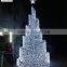 Beautiful holiday time outdoor decoration led christmas tree light white christmas tree felt decoration christmas tree