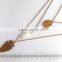 Fashion multilayer chain eye pendant necklace