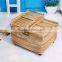Home used cheap new design wooden rice bin with wheel