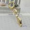 zinc alloy decorative handle with A diamond for the purse OEM decorative hardware for bags