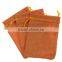 Yellow Linen Drawstring Gift Bag Drawstring Organizer Bag