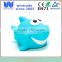Floating blue shark ocean animal vinyl rubber toy
