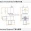 food grade touch free latching infrared sensor taps faucet sanitary ware solenoid valve magnetic valve 6V