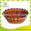 Handwoven bamboo basket for holding dessert fruit