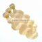 wholesale price top quality human hair weave blonde remy hair extension