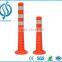 Reflective spring pvc flexible warning post
