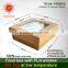 2013 Newest Fast Food Packaging,Square Fast Food Box With Window