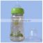 baby product 8 ounce BPA free clear glass feeding bottle