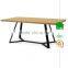 DT-3019 MDF Top Dining Table Base With Metal Leg