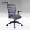 Popular style swivel metal frame five nylon castors office chair