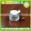 200g Clear Glass Jar With Matte Silver Lid