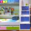 Foshan supplier smart children bunk bed furniture, blue bunk beds with desk