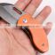 OEM 440A blade folding gift knife with G10 handle