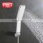 Chrome plate and white paint bath mixer