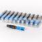 easily installed sc fast fiber splice connector with ftth flat drop cable