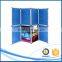 Popular style indoor portable aluminum frame folded screen