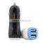 2016 universal portable output5v 2.4a dual usb car chargers for Laptop and Mobile