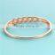 Simple Design Rose Gold Jewelry Bangle Bracelet