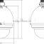 2mp 20X optical zoom Dahua Speed dome Camera Dahua Auto Tracking PTZ ip Camera(SD65220HNI)