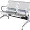 2-seater 201 stainless steel waiting room bench