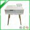 New design mdf round table leg wood with bent wood table leg