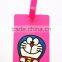 Animation Funny Custom Shape Travel Bag Tag Soft PVC Luggage Tag