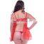 New arrival open back red mature lingerie sexy