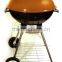 Kettle charcoal bbq grill with cover and 2 wheel for easy moving