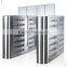 china manufacturer high quality railway retractable glass full wing flap turnstile for access control bi-directiona