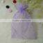 wholesale cheap fancy drawstring candy organza bag for wedding