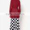OEM supply black white strip high quality women muslim dress