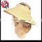 beach sun folding straw hat