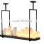 Scandinavian style led candle light chandelier with milky white glass