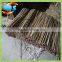 No branches green bamboo cane and bamboo poles