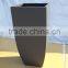 Fiberglass flower pots Curve line pots wholesales planters
