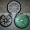 plastic rim steel bearing PU wheel Kids bicycle wheel