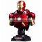 Factory Custom made best home decoration gift polyresin resin iron man bust