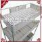 S&D handicraft 3-layers PE rattan palstic white hanging storage rack shelves